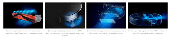 Робот-пылесос с функцией влажной уборки Dreame Robot Vacuum-Mop F9 (RVS5-WH0)