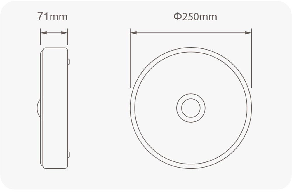 Умный потолочный светильник Yeelight Crystal Mini с датчиком YLXD09YL