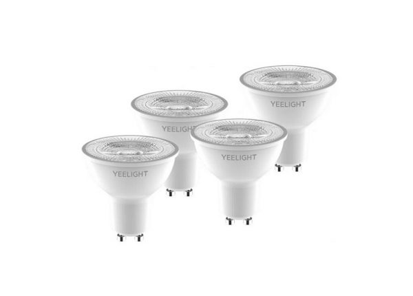 Умная лампочка Yeelight GU10 Smart bulb W1 (Dimmable) — упаковка 4 шт.