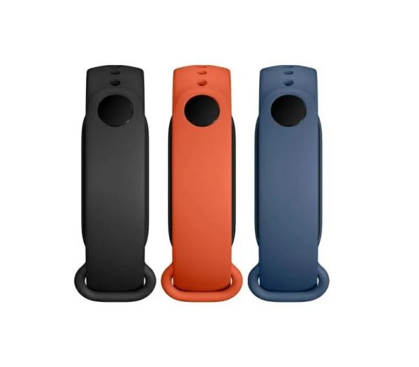 Ремешок Mi Smart Band 6 Strap (3 pack) Black/Orange/Blue (BHR5134GL)
