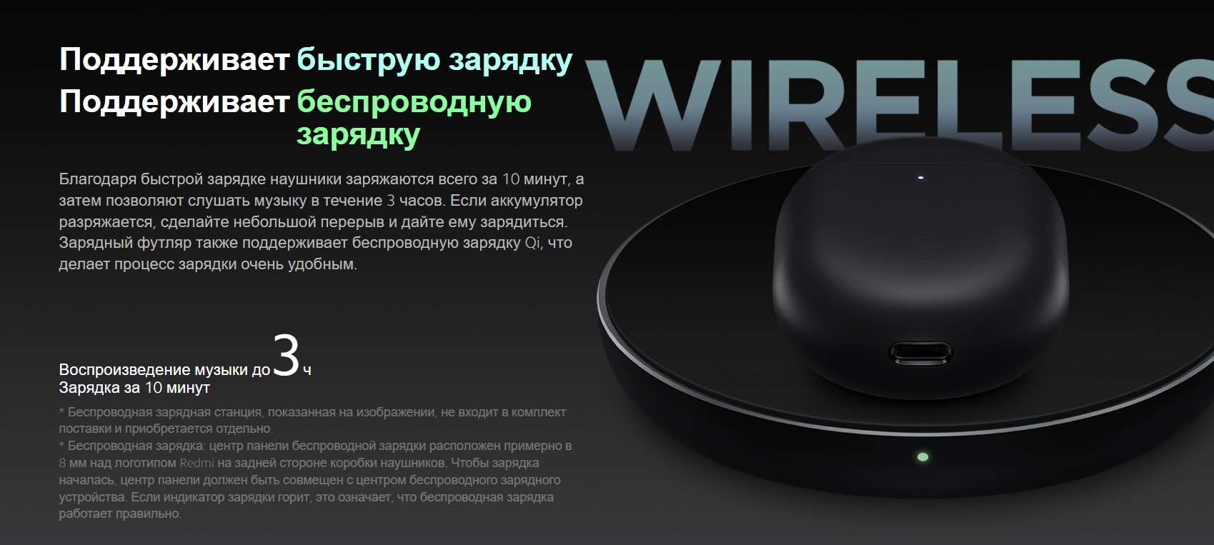 Наушники Redmi Buds 3 Pro Black TWSEJ01ZM (BHR5310GL) (Русская версия)