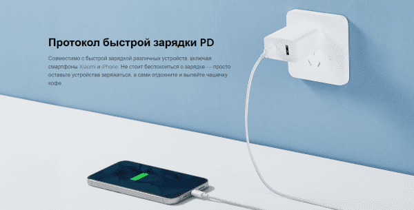 Устройство зарядное сетевое Mi 33W Wall Charger (Type-A+Type-C) AD332EU (BHR4996GL)