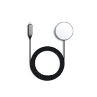Беспроводное зарядное устройство Satechi Magnetic Wireless Charging Cable. Интерфейс Type-C, длина 1.5м. Цвет: серый космос.
