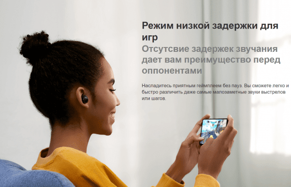 Наушники Redmi Buds 3 Lite M2110E1 (Black) (BHR5489GL) (Русская версия)