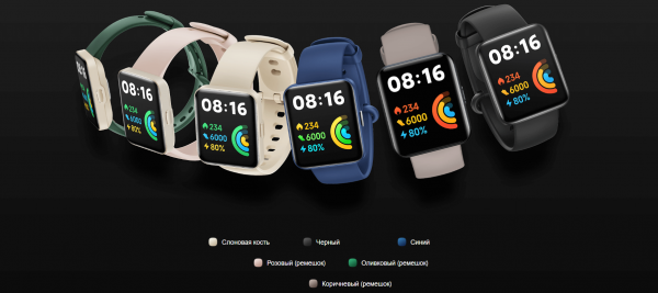 Смарт-часы Redmi Watch 2 Lite GL (Blue) Синий (BHR5440GL)