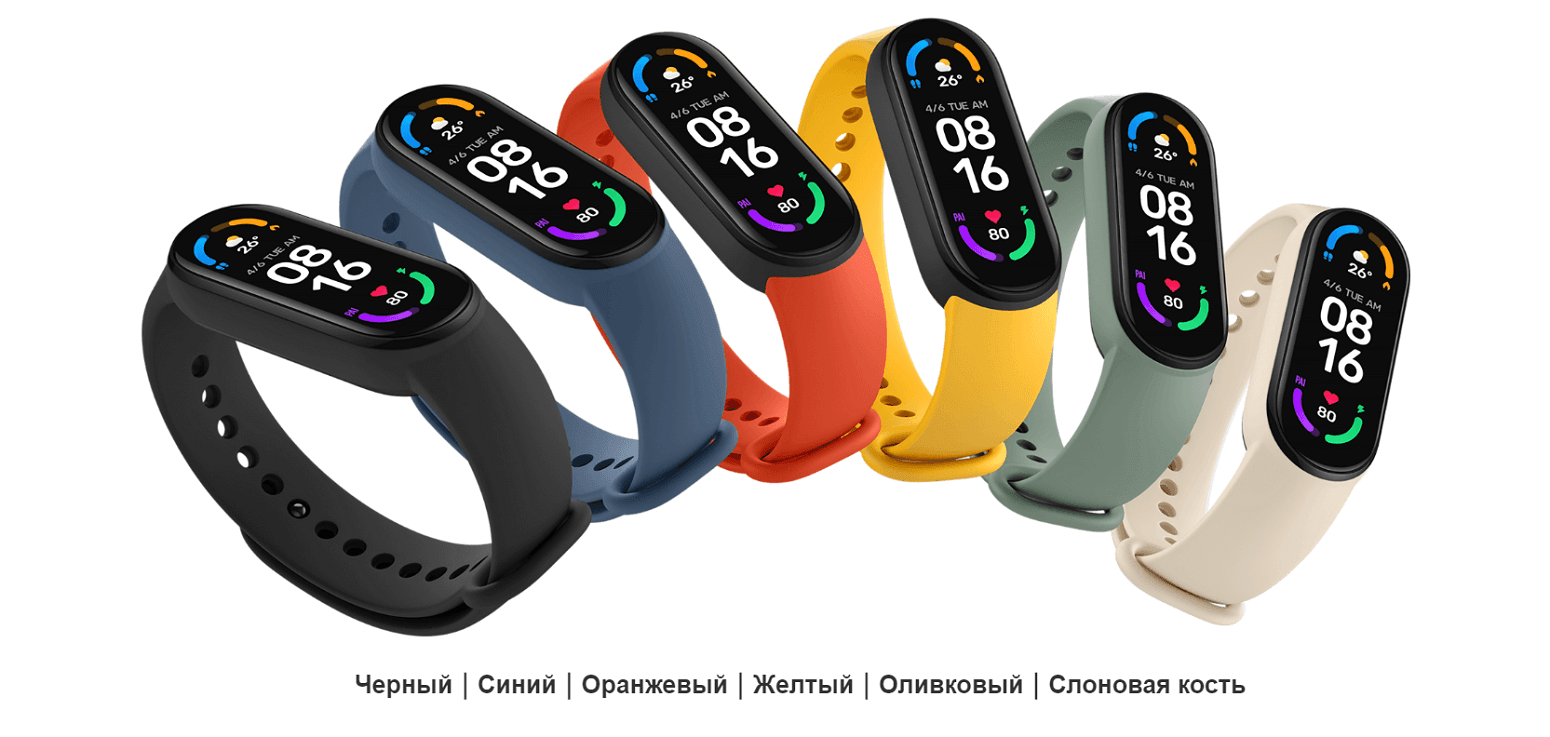 Фитнес трекер Mi Smart Band 6 XMSH15HM (BHR4951GL)