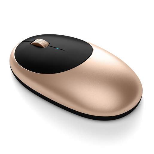 Беспроводная компьютерная мышь Satechi M1 Bluetooth Wireless Mouse. Цвет золотой.
