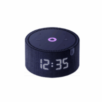 Акустическая система Yandex Яндекс.Станция Мини Плюс Синяя YNDX-00020 с часами (Умная колонка с голосовым помощником)