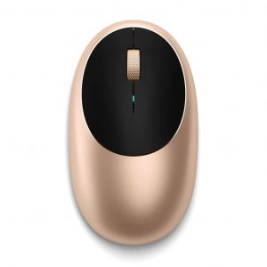 Беспроводная компьютерная мышь Satechi M1 Bluetooth Wireless Mouse. Цвет золотой.