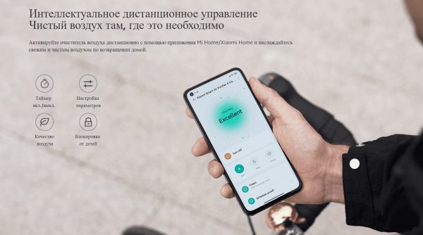Очиститель воздуха Xiaomi Smart Air Purifier 4 Compact EU AC-M18-SC (BHR5860EU)