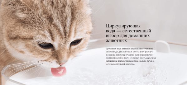 Поилка умная для домашних животных Xiaomi Smart Pet Fountain XWWF01MG-EU (BHR6161EU)