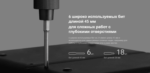 Отвертка аккумуляторная Mi Cordless Precision Screwdriver Kit MJDDLSD003QW (BHR5474GL)
