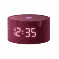 Яндекс.Станция Мини Плюс Красная YNDX-00020 с часами (Умная колонка с голосовым помощником)