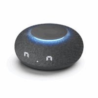 Умная колонка VK Капсула Мини с голосовым помощником Марусей, MRC02BK, черная
