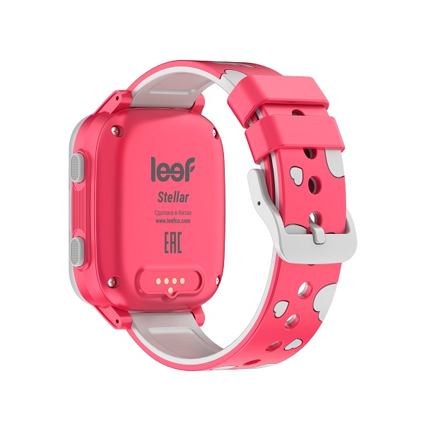 Детские умные часы LEEF Stellar, цвет розовый+белый