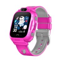 Детские умные часы LEEF Astron, цвет розовый+серый