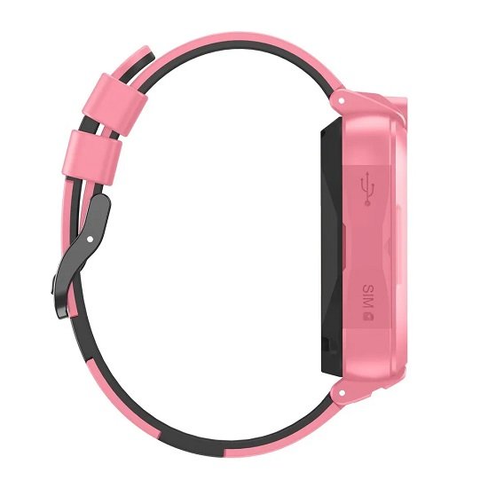 Детские умные часы LEEF Astron, цвет розовый+черный