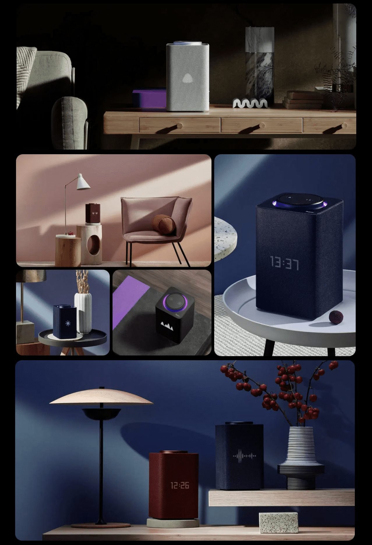 Акустическая система Yandex Яндекс.Станция Макс Красная YNDX-0008 (Умная колонка с голосовым помощником)+пульт YNDX-00401