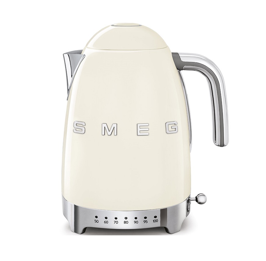 Чайник электрический с регулируемой температурой SMEG KLF04CREU, кремовый