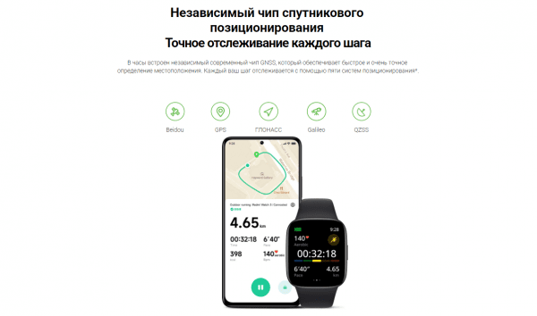 Смарт-часы Redmi Watch 3 (BHR6854GL), бежевый