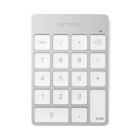 Беспроводной цифровой блок клавиатуры Satechi Aluminum Slim Keypad Numpad. Цвет серебристый.