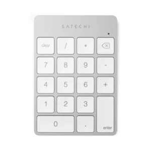 Беспроводной цифровой блок клавиатуры Satechi Aluminum Slim Keypad Numpad. Цвет серебристый.