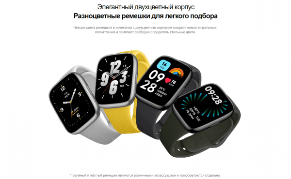 Смарт-часы Redmi Watch 3 Active Black M2235W1 (BHR7266GL)