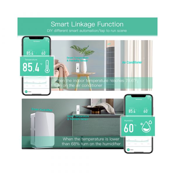 Датчик температуры и влажности MOES WiFi Temperature and Humidity Sensor — изображение 11