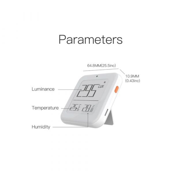 Датчик температуры, влажности и освещенности MOES Bluetooth Temperature and Humidity + Light Sensor — изображение 5