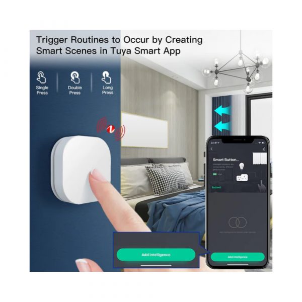 Беспроводной переключатель MOES ZigBee 1-Gang Wireless Switch — изображение 7