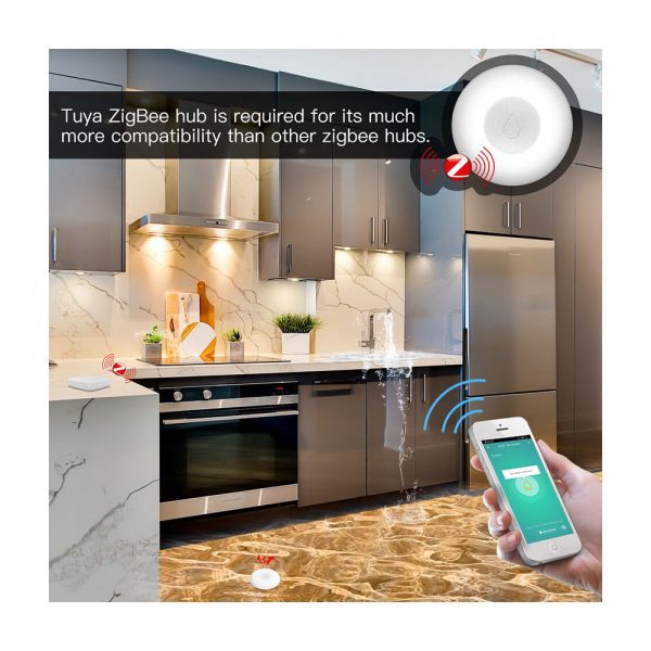 Датчик протечки воды MOES ZigBee Water Leakage Detector — изображение 7