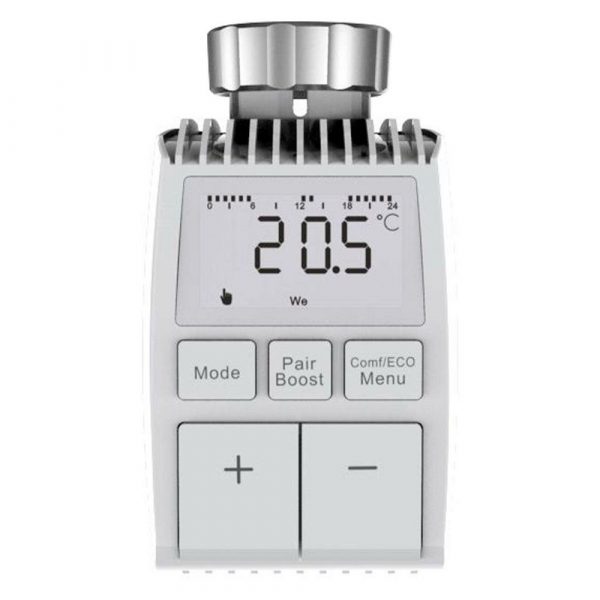 Умная термостатическая головка MOES ZigBee Thermostat Valve TV01 — изображение 6