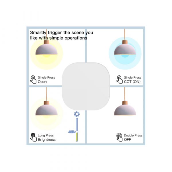 Беспроводной переключатель MOES ZigBee 1-Gang Wireless Switch — изображение 11