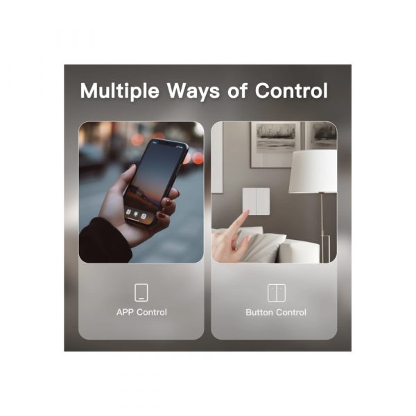 Беспроводной переключатель MOES ZigBee 3-Gang Wireless Switch — изображение 8
