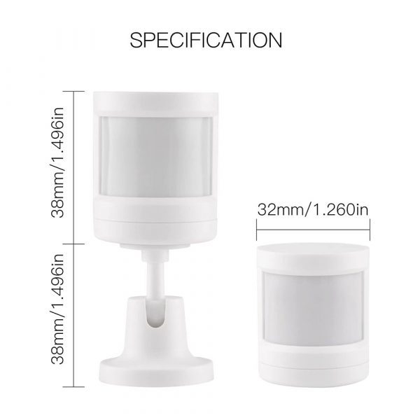 Датчик движения MOES ZigBee Infrared Human Sensor ZSS-X-PIR-C — изображение 4