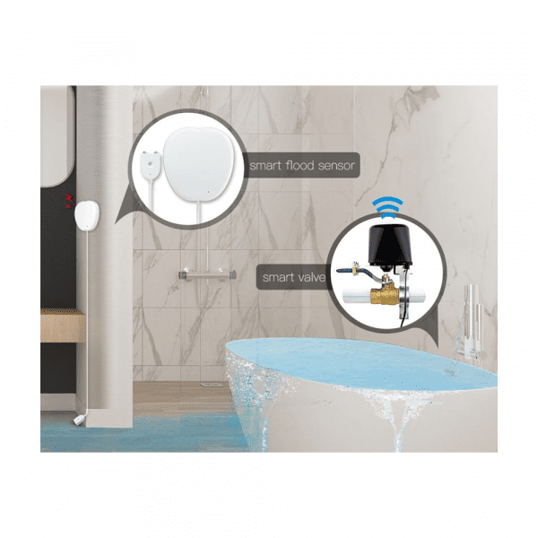 Датчик протечки воды MOES WIFi Water Leakage Detector WSS-JM-WL-A — изображение 8