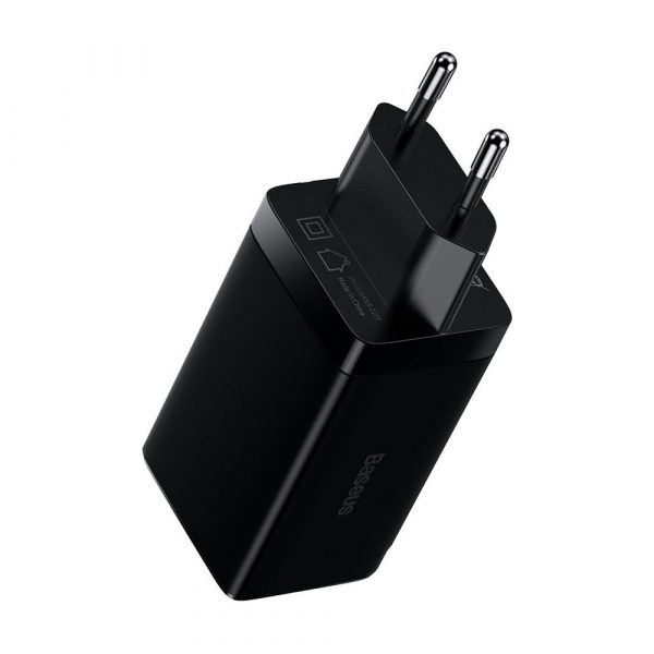 Зарядное устройство Baseus GaN3 Pro 2C + U 65 Вт EU Black 1 м черный CCGP050101 — изображение 7