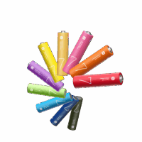 Батарейки щелочные Xiaomi AAA Rainbow Batteries (10 Count) LR03 (BHR5394GL)