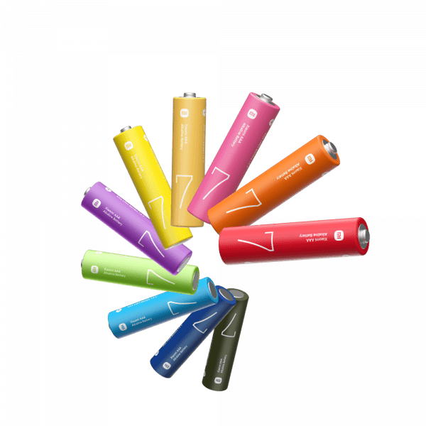 Батарейки щелочные Xiaomi AAA Rainbow Batteries (10 Count) LR03 (BHR5394GL)
