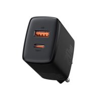 Сетевое зарядное устройство Baseus Compact 20W Quick Charger U+C (CCCP20UE) Black (CCXJ-B01)