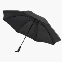 Зонт NINETYGO, обратного складывания со светодиодной подсветкой, черный 90COTNT2008U-BLCK