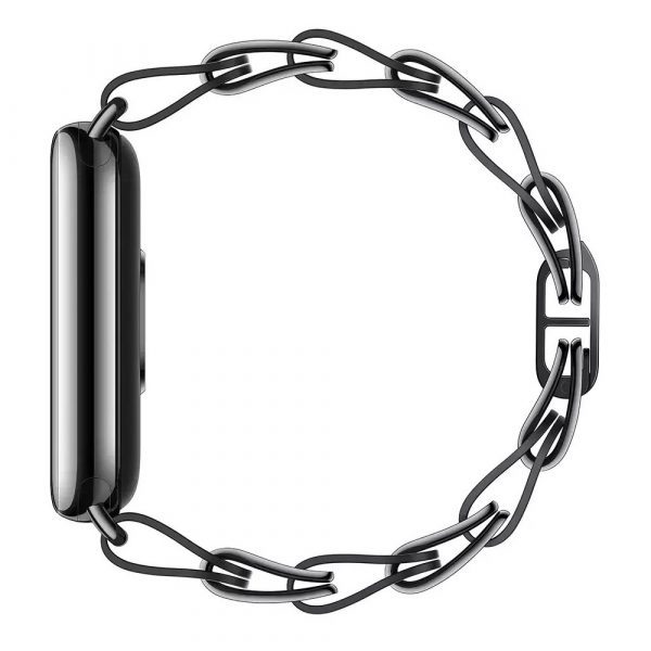 Ремешок для фитнес-браслета Xiaomi Smart Band 8 Chain Strap - Black BHR7303GL — изображение 5