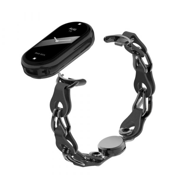 Ремешок для фитнес-браслета Xiaomi Smart Band 8 Chain Strap - Black BHR7303GL — изображение 10