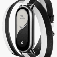 Ремешок для фитнес-браслета Xiaomi Smart Band 8 Double Wrap Strap - Black and white BHR7311GL
