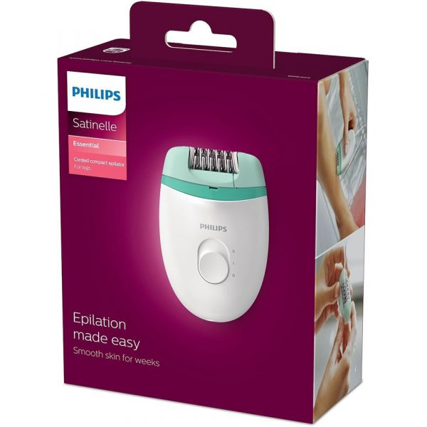 Эпилятор Philips Satinelle Essential BRE224/00 белый — изображение 7