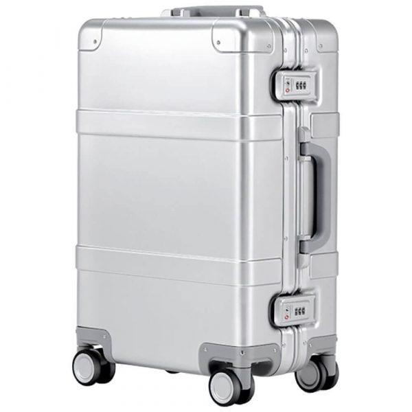 Чемодан NINETYGO Metal Luggage 24" серебряный 105001 — изображение 3
