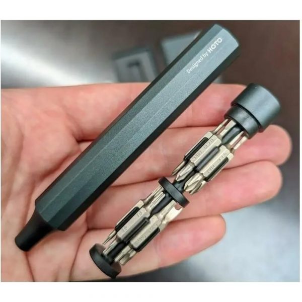 Отвёртка с набором бит HOTO Precision Screwdriver 24-in-1 (серый, QWLSD004) — изображение 4