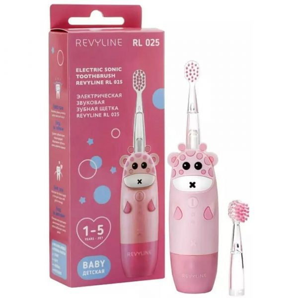 Детская электрическая звуковая зубная щетка Revyline RL 025 Giraffe — изображение 6