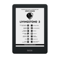 Электронная книга ONYX BOOX LIVINGSTONE 3, (чёрная, Carta 1300, 32 ГБ, MOON Light 2, Android 11, Wi-Fi, BT, чехол)