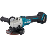 Makita УШМ акк,бщет,ф125мм,18В,Li-ion,8500обм,2.5кг,кор,бакк и зу